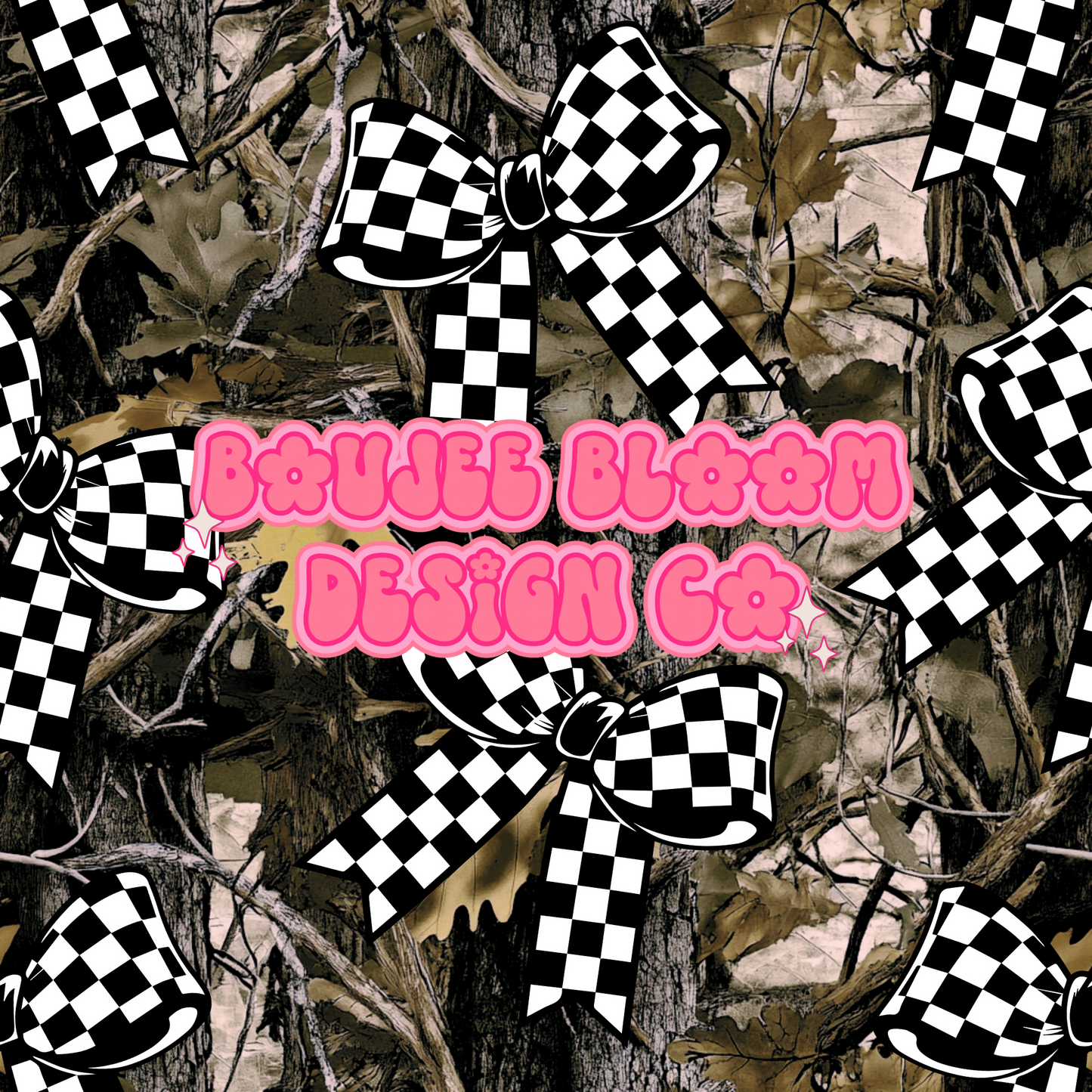 Camo Bows Seamless