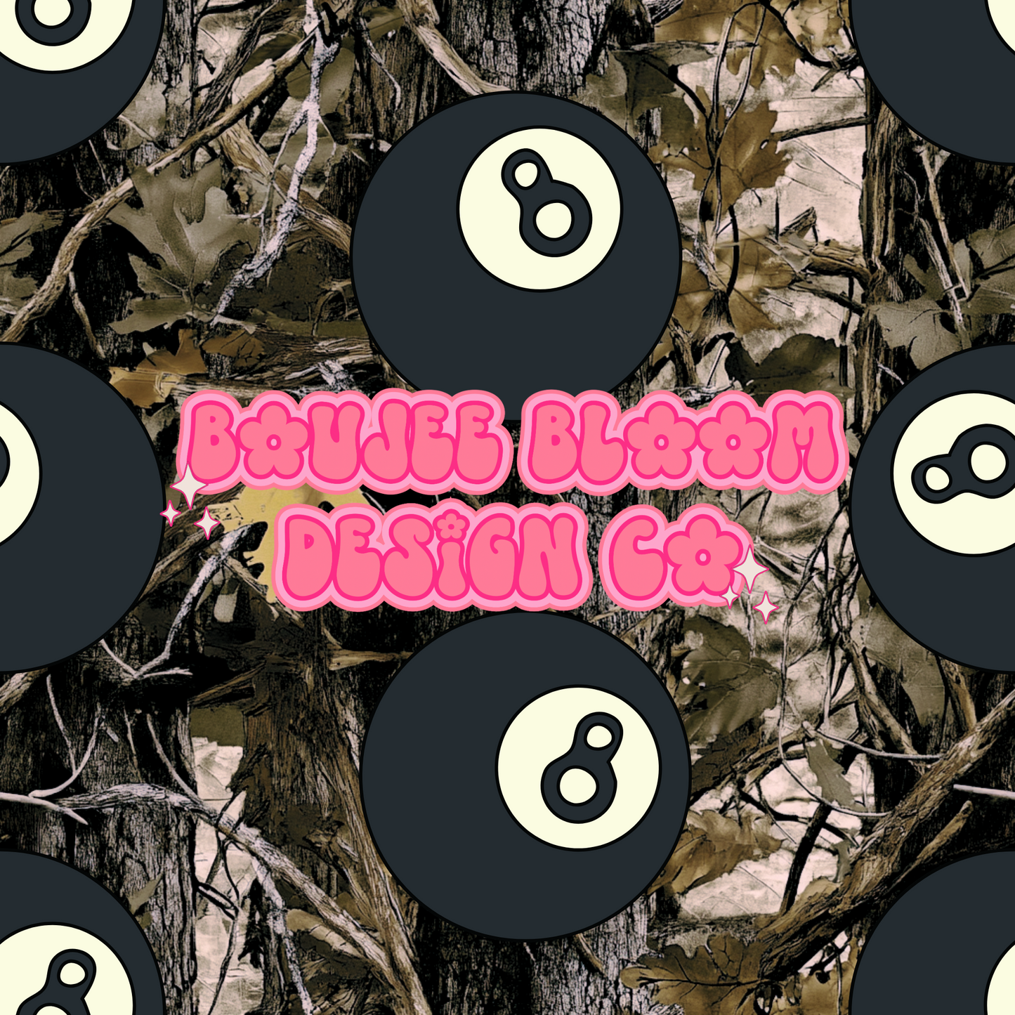 Camo 8 Balls Seamless