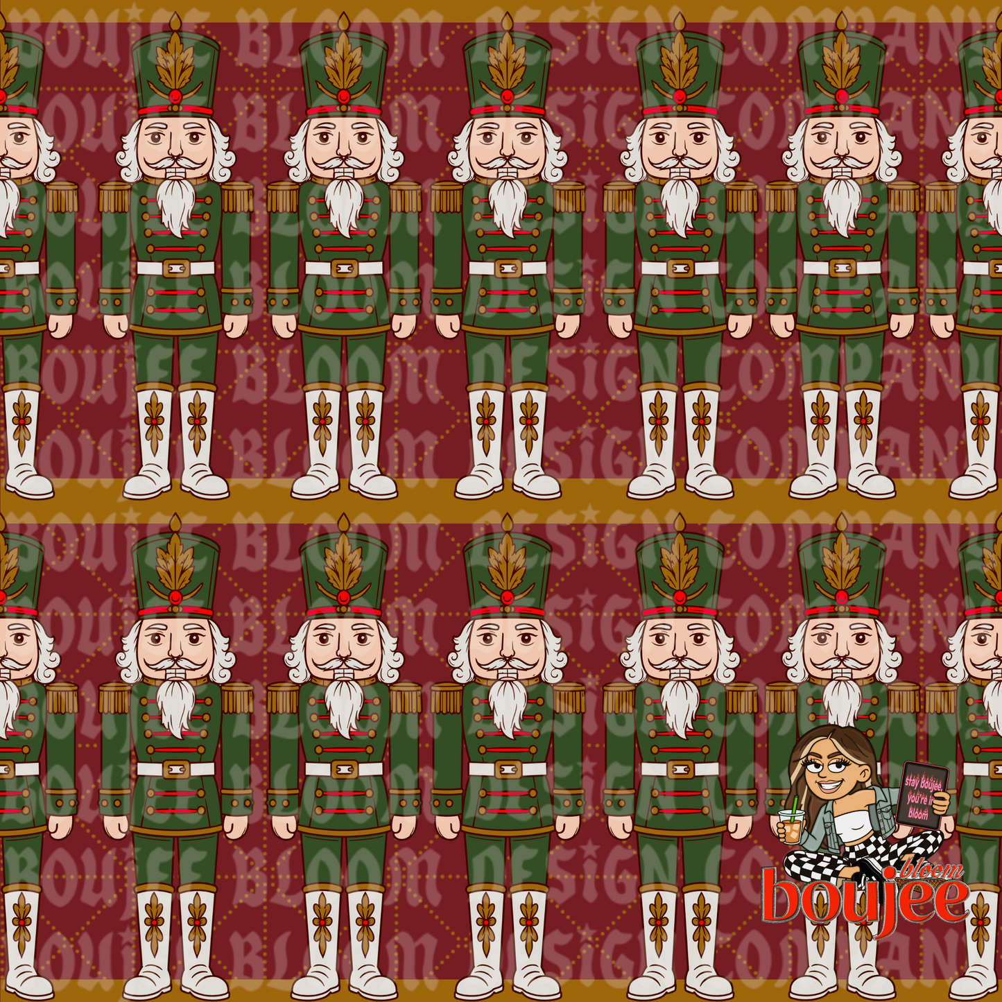 Christmas Nutcracker Seamless