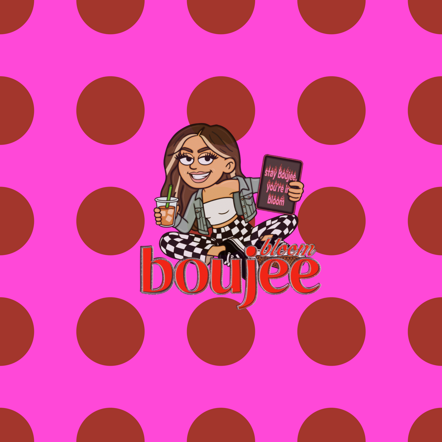 Pink Polka Dot Seamless • COMMERCIAL USE