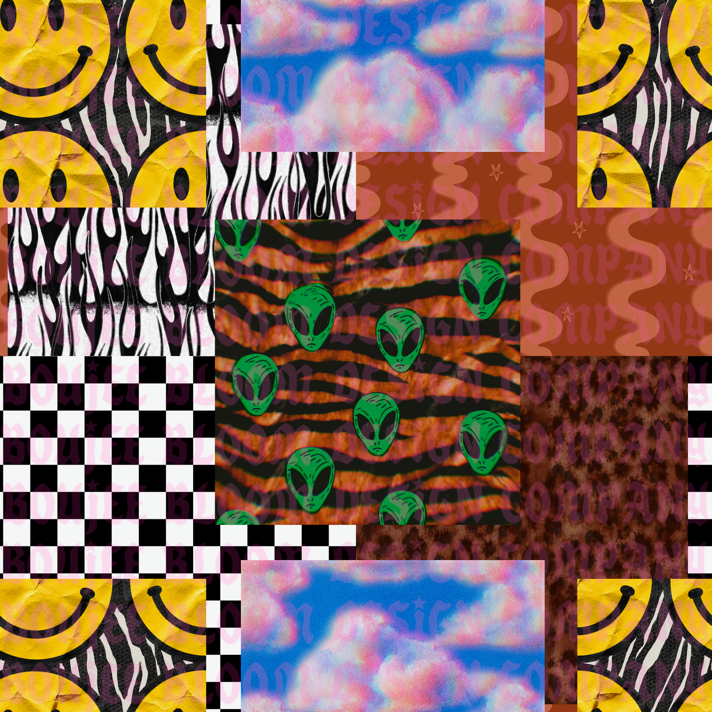 Wild Mashup Patch Seamless