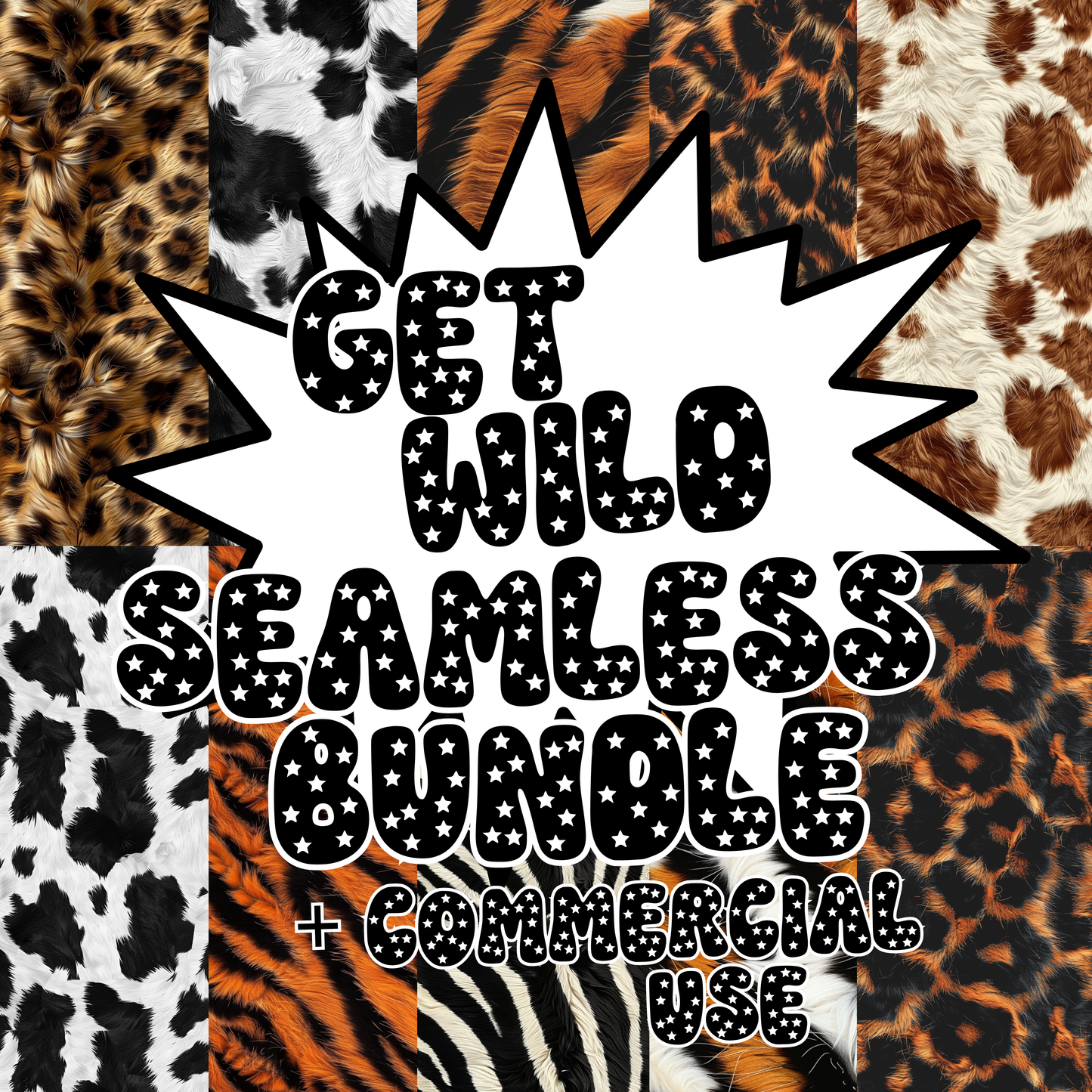 Get Wild Seamless Bundle + Commercial Use