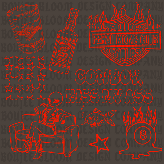 Boujee Feral Moms Stamp Set PROCREATE ONLY