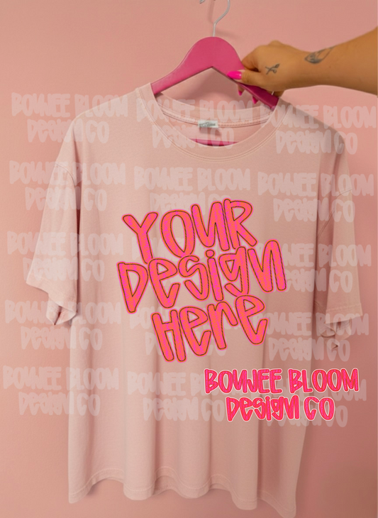 CC LIGHT PINK Tee Mock