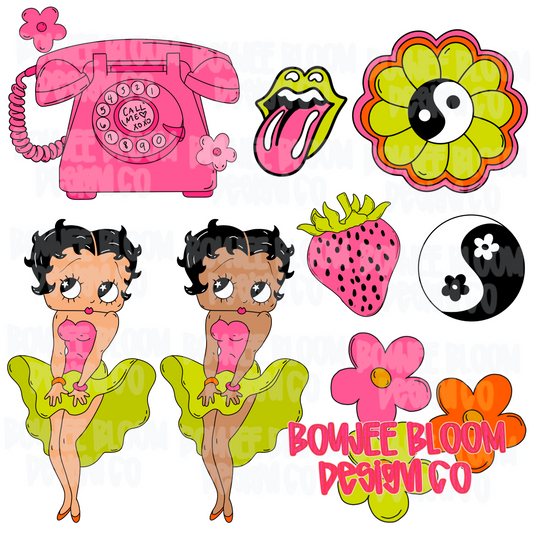 Betty Brights - Commercial Use Only Clip Art Bundle
