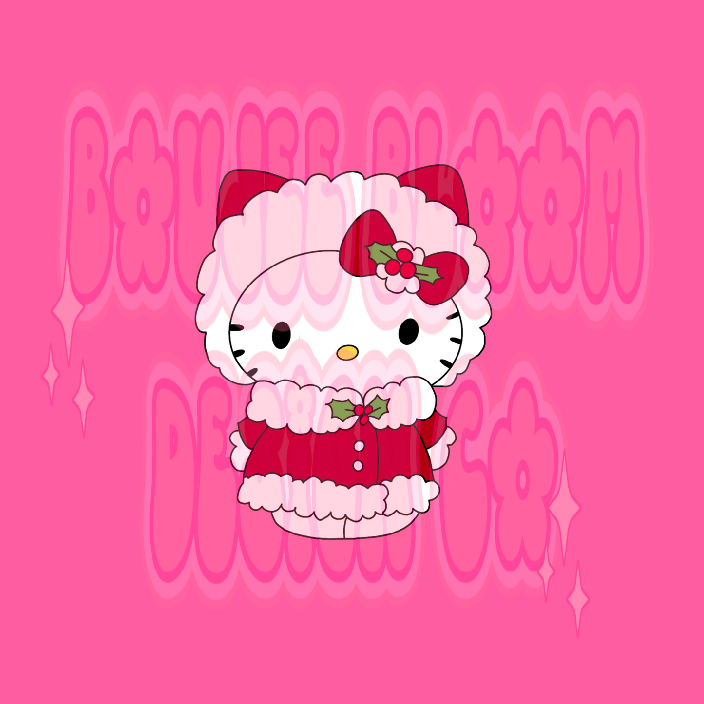 Christmas Kitty PNG - LIMITED