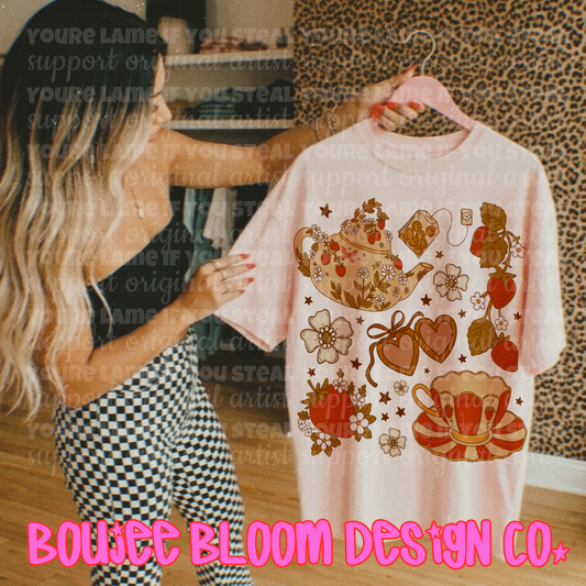 Strawberry Fields Tea Party PNG