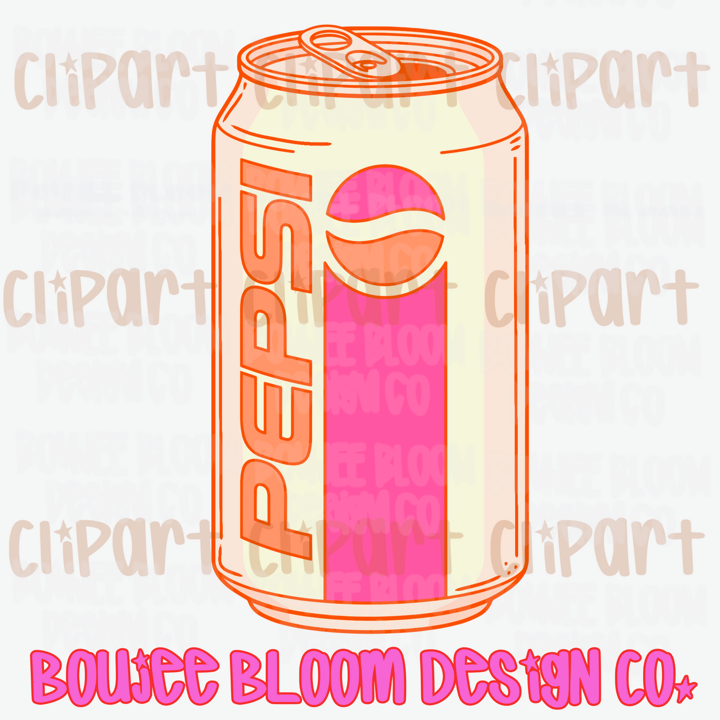 Vintage Soda Clipart - Commercial Use Only Clip Art