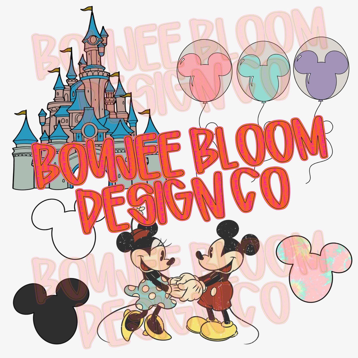 Vintage Magical Mouse - Commercial Use Only Clip Art Bundle