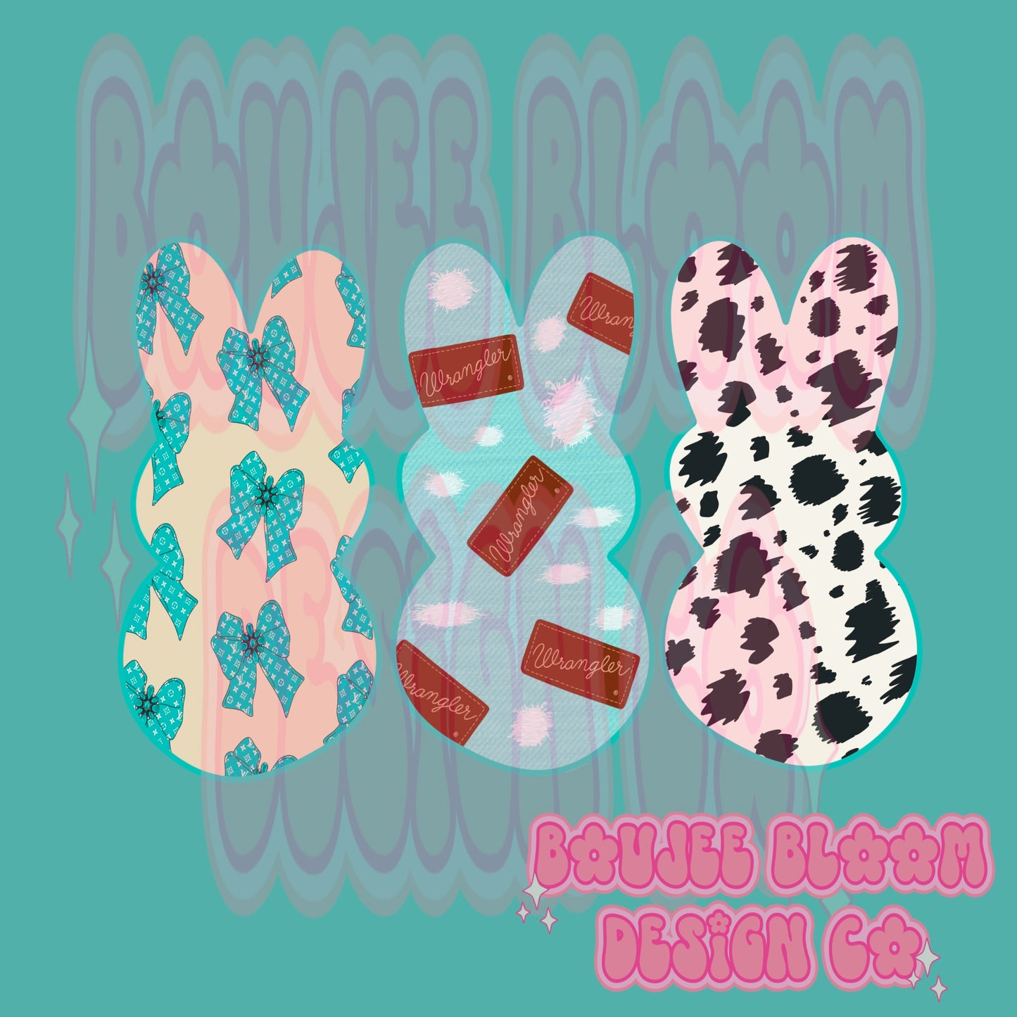 Boujee Western Bunnies PNG - GMA X BBDCO COLLAB