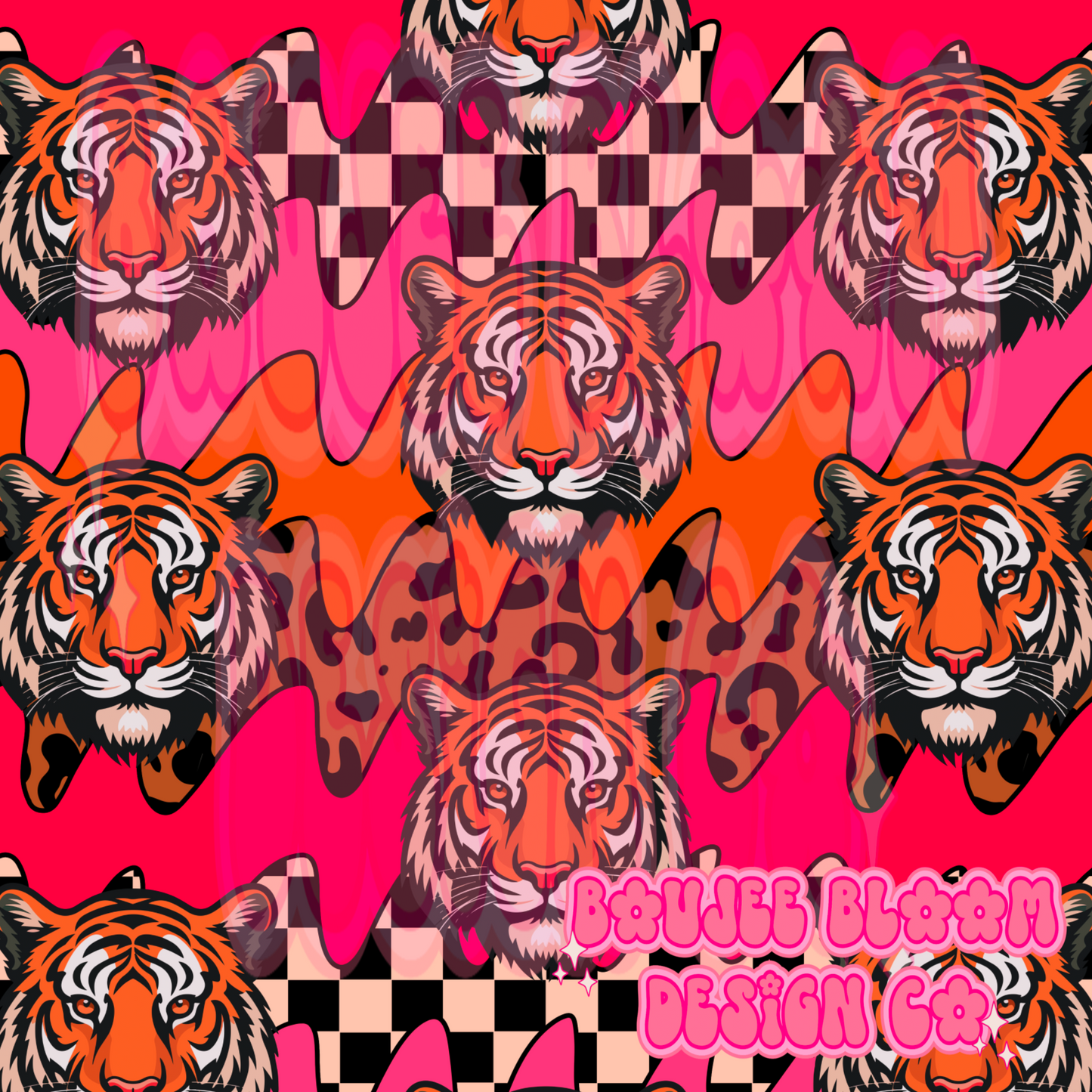 groovy tiger seamless