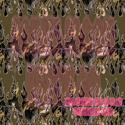 Camo Flames Seamless