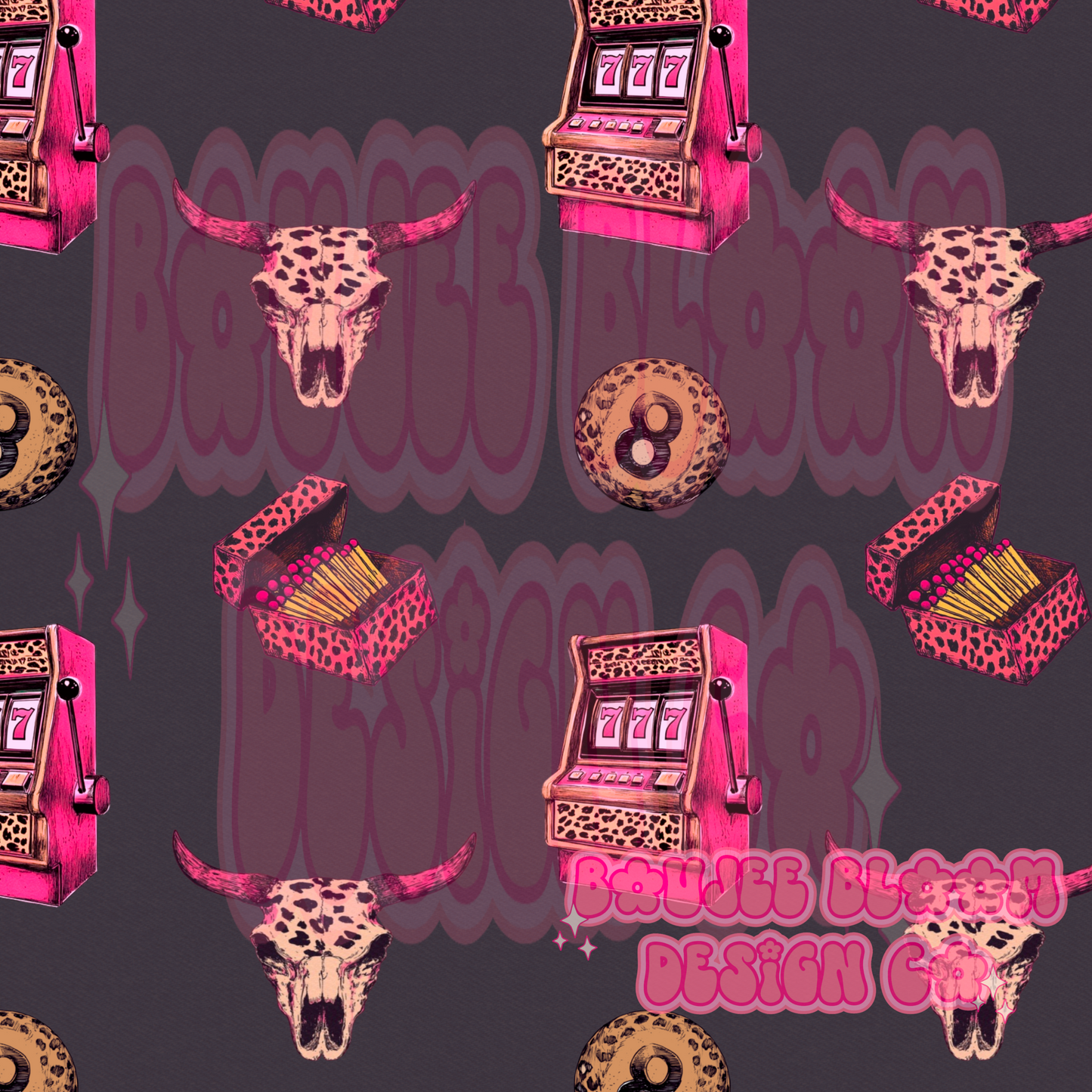 Retro Western Dark Seamless