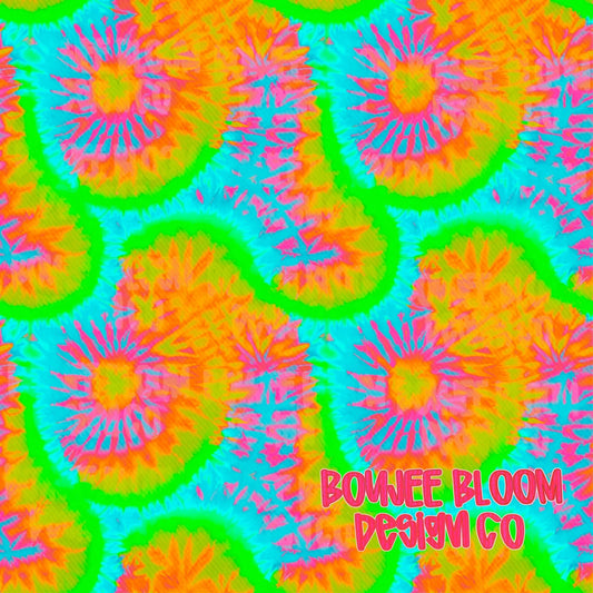 Neon Tie Dye Seamless + Commercial Use