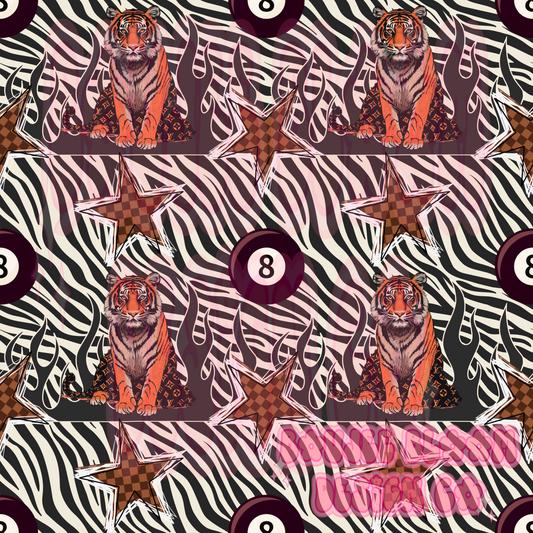 Boujee Tiger Seamless