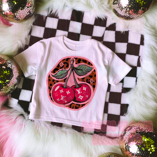 Boujee Cherries Cheetah PNG