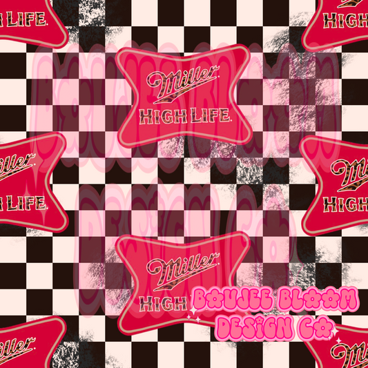 High Life Checker Seamless