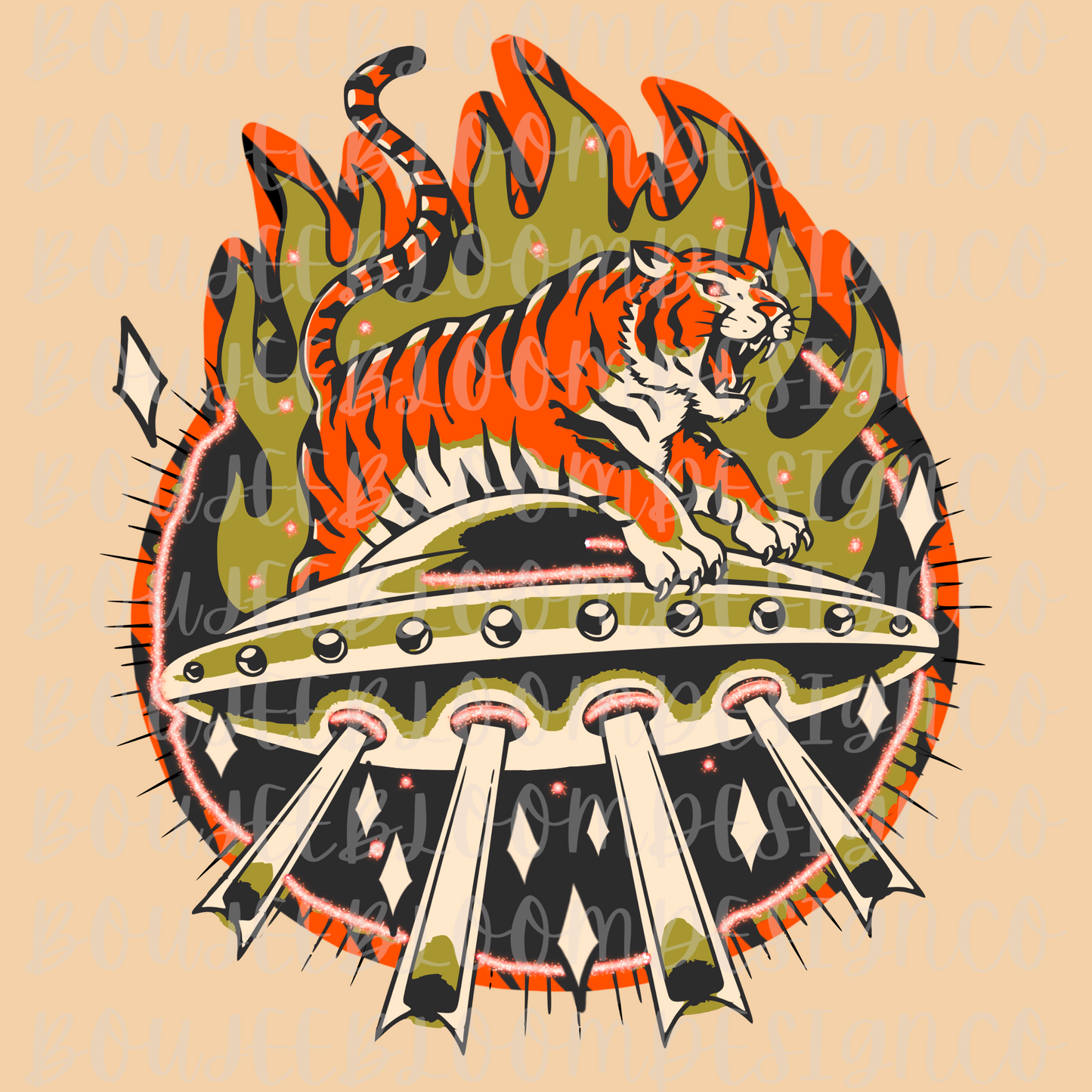 Space Tiger PNG LAD COLLAB