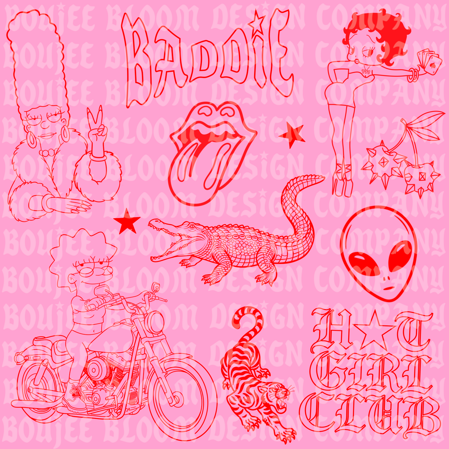 Ultimate Baddie Stamp Set PROCREATE ONLY