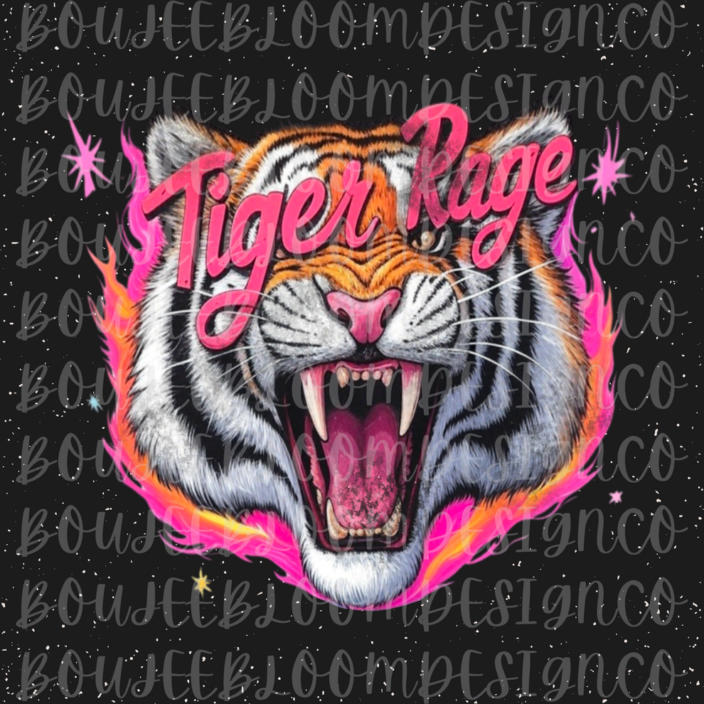 Tiger Rage PNG – Boujee Bloom Design Co.