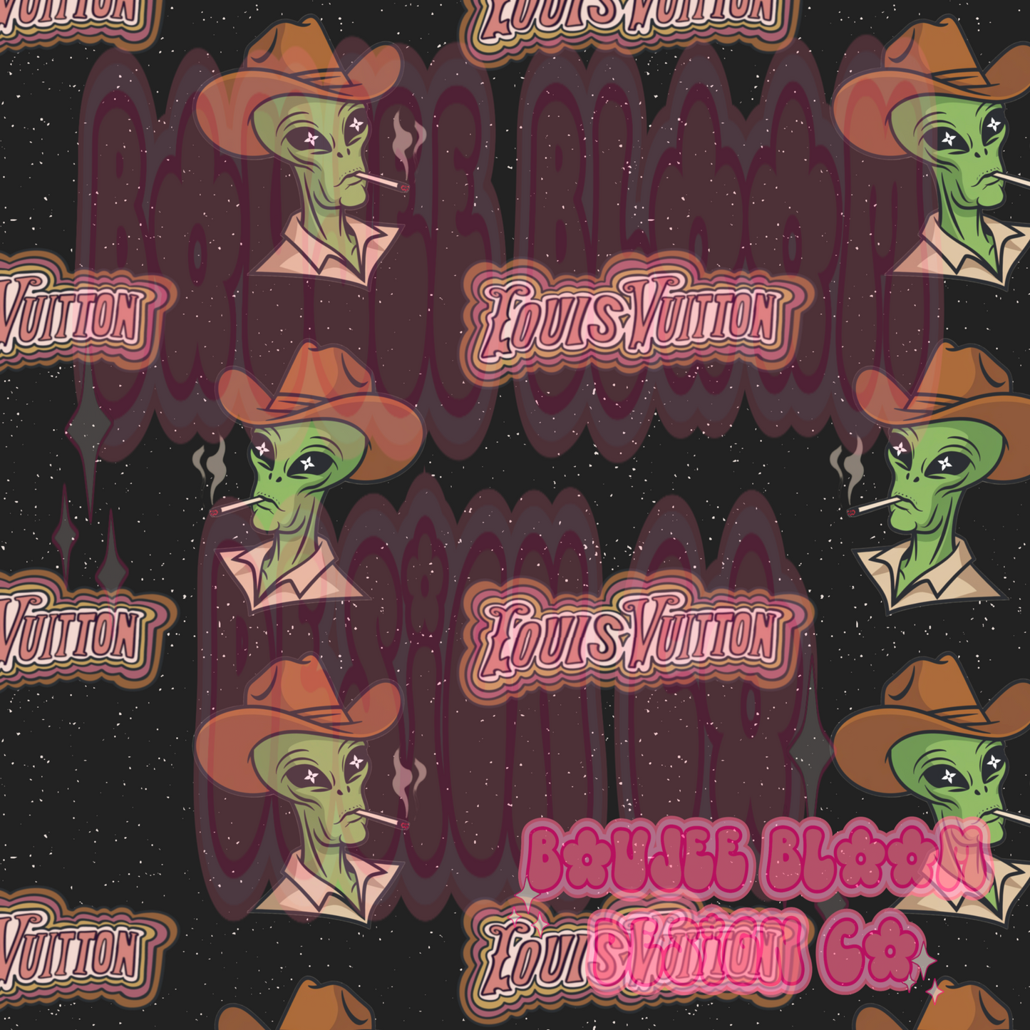 Boujee Alien Seamless