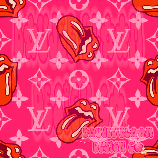 Tongue Boujee Pink Seamless