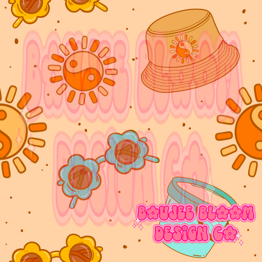 Girly Beach Seamless