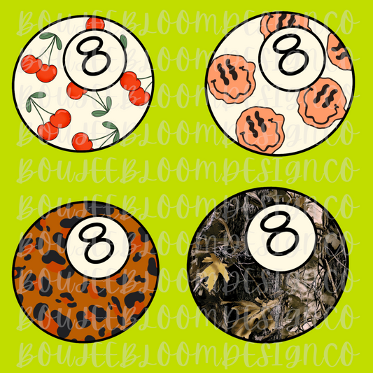 8 Balls - Commercial Use Only Clip Art Bundle