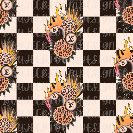 Boujee Checker Seamless