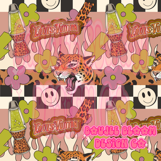 Boujee Floral Flames Seamless