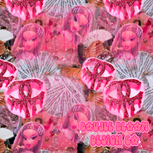 Boujee Mashup Collage Seamless