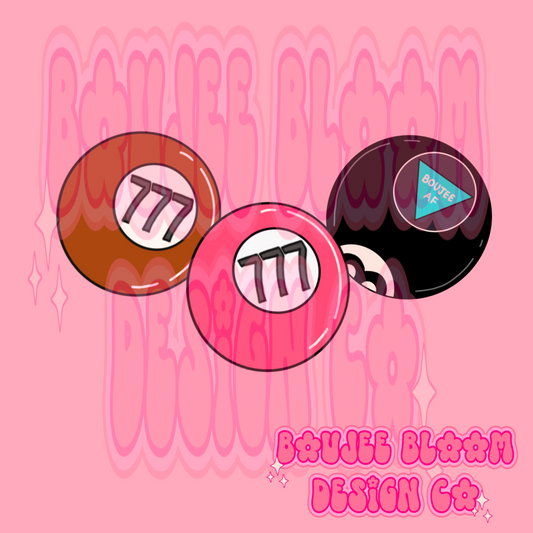Boujee AF 8 Ball PNG
