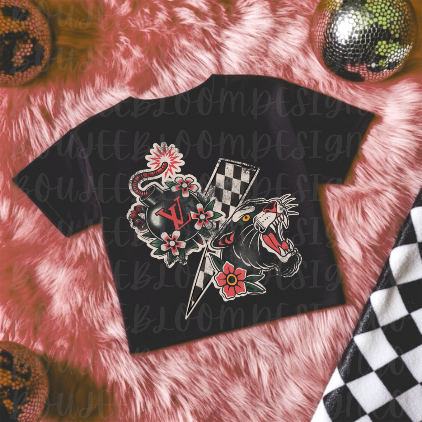 Boujee Traditional Tattoo PNG