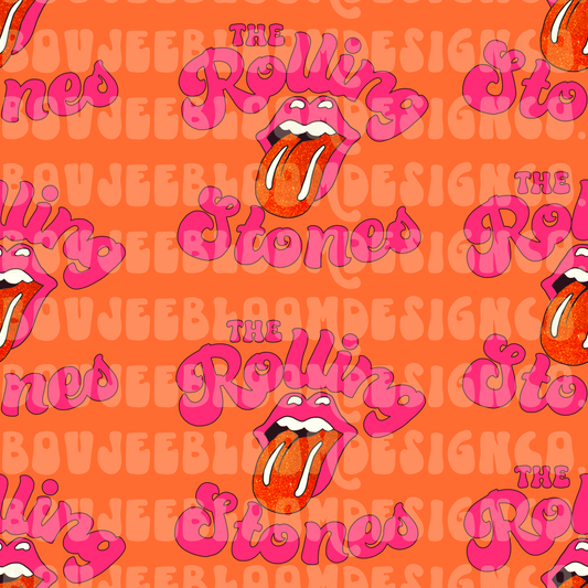 Girly Retro Stones Seamless