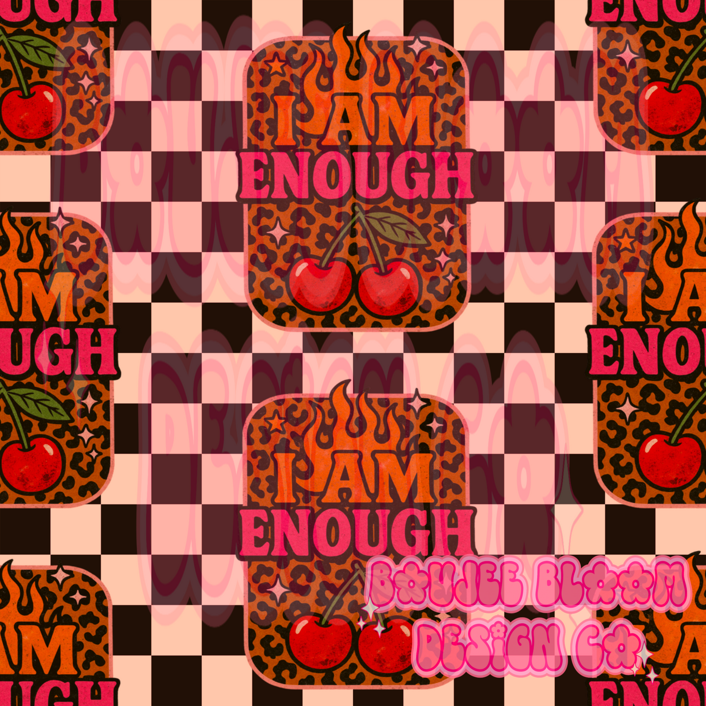 I Am Enough Seamless