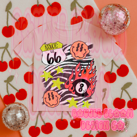 Route 66 Collage PNG