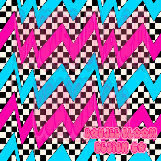 Checker Retro seamless