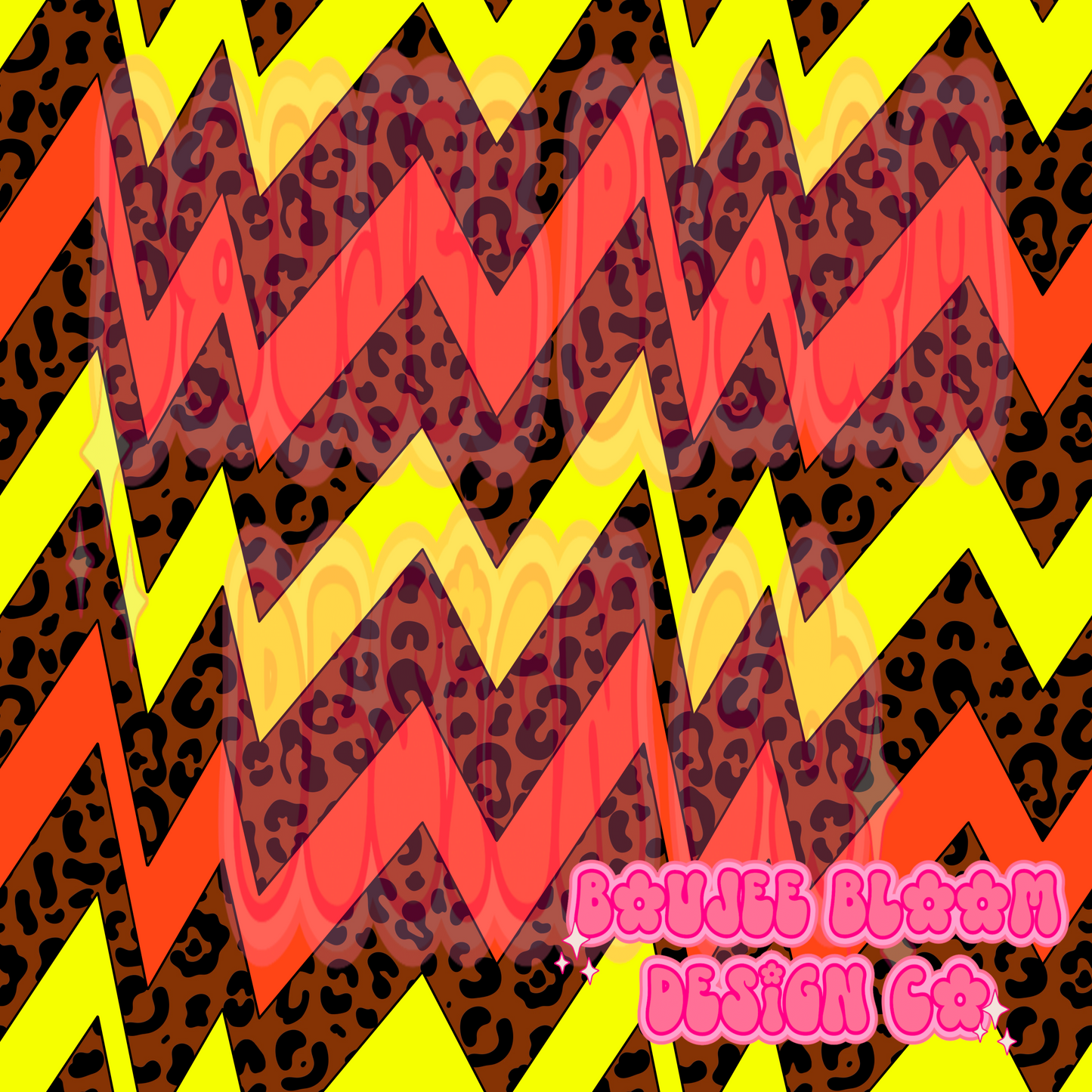 Warm Retro Orange seamless