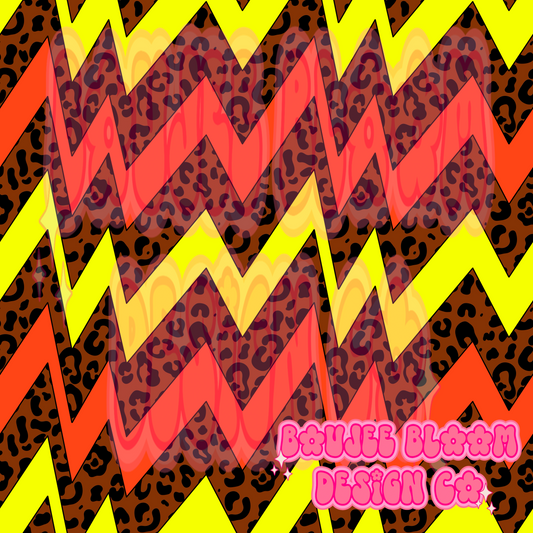 Warm Retro Orange seamless