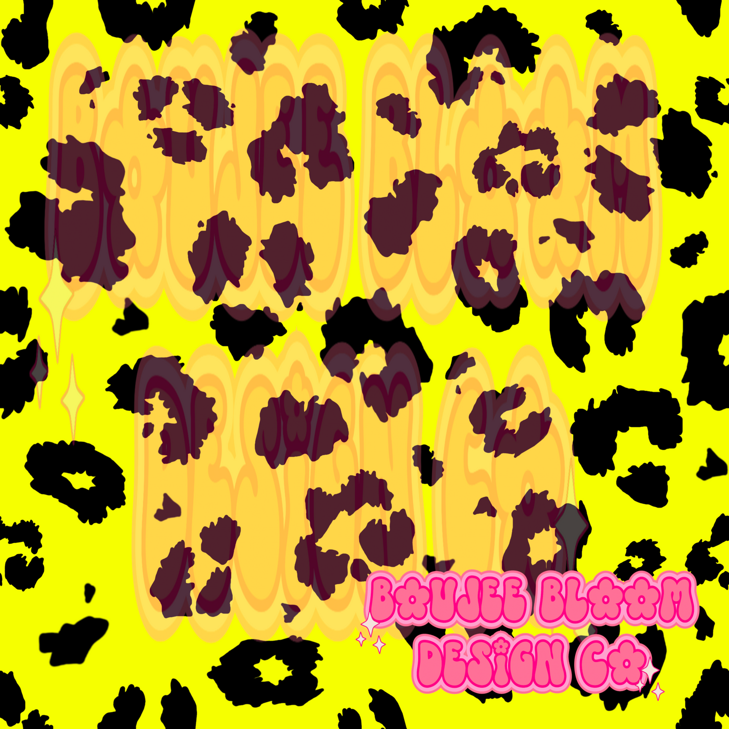 Neon Cheetah seamless