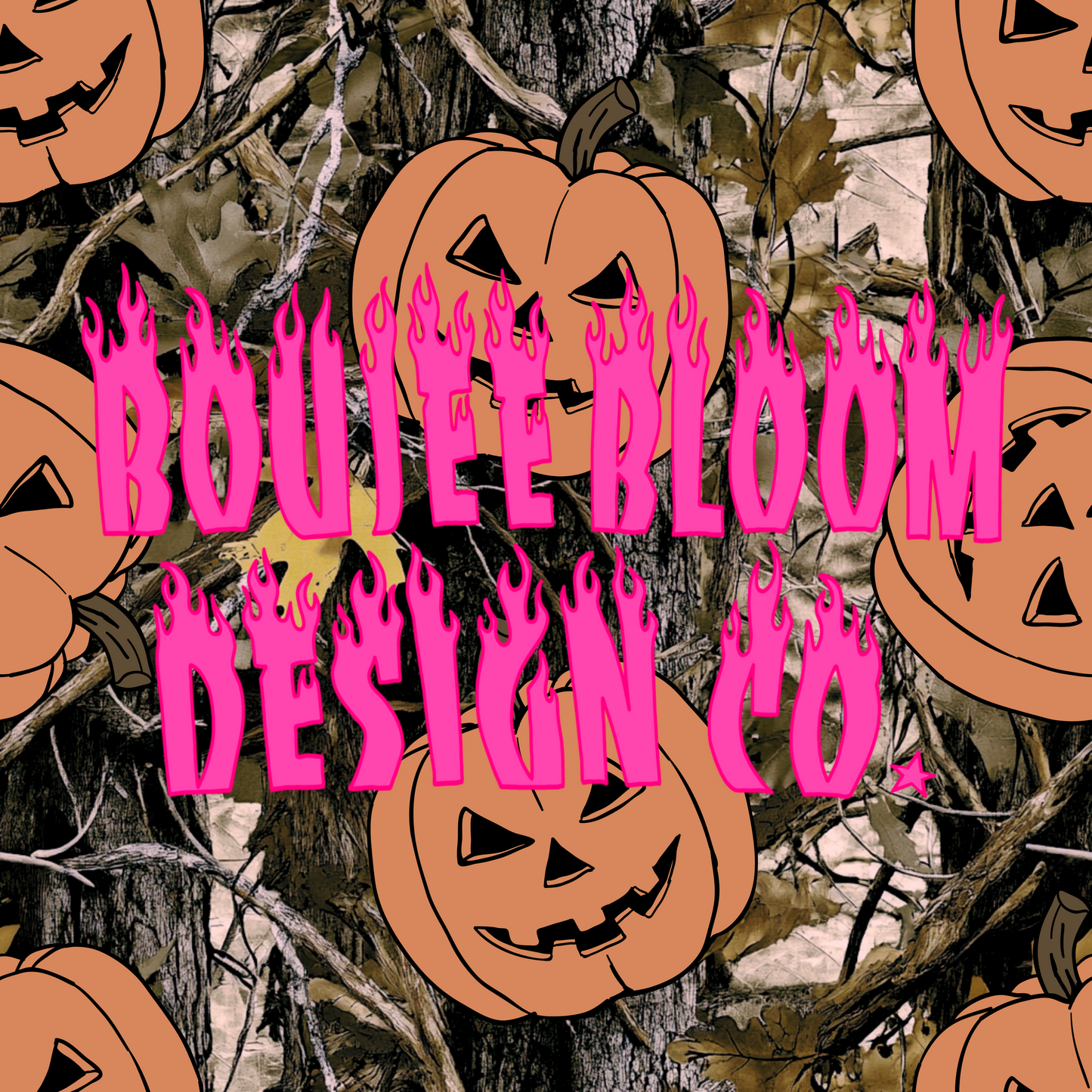 Camo Pumpkins seamless