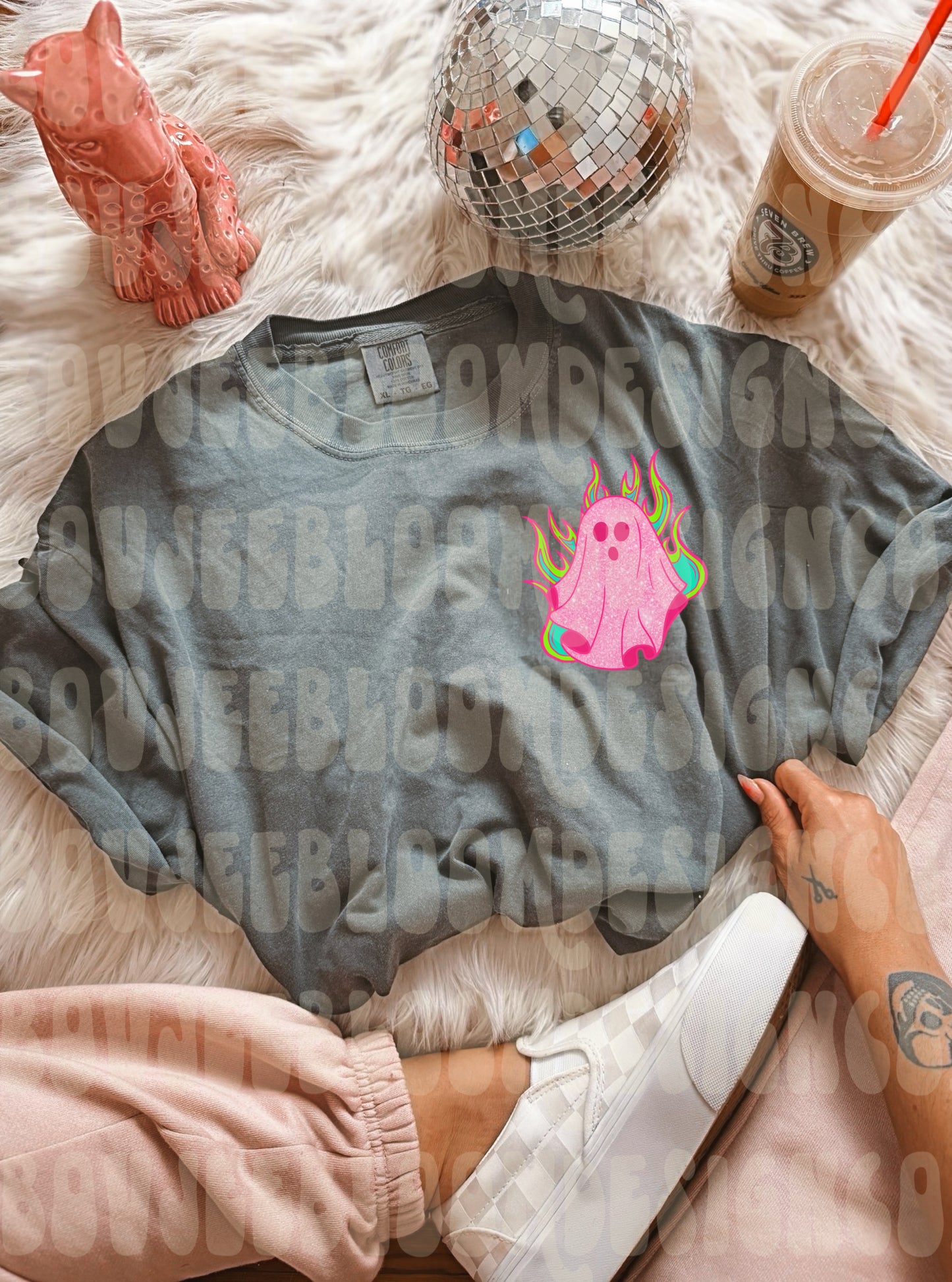 Glittery Ghostie PNG