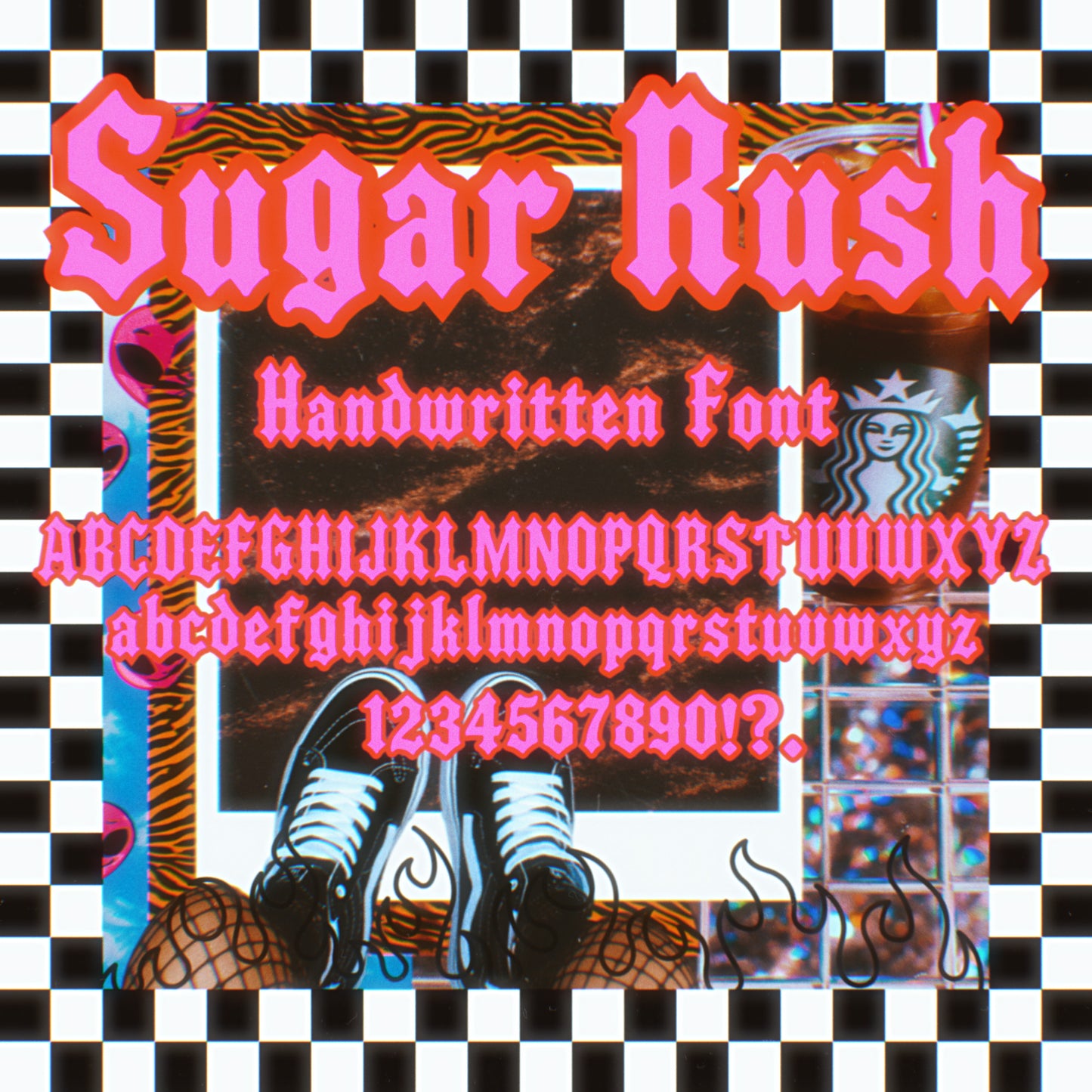 Sugar Rush Font OTF PROCREATE AND CANVA