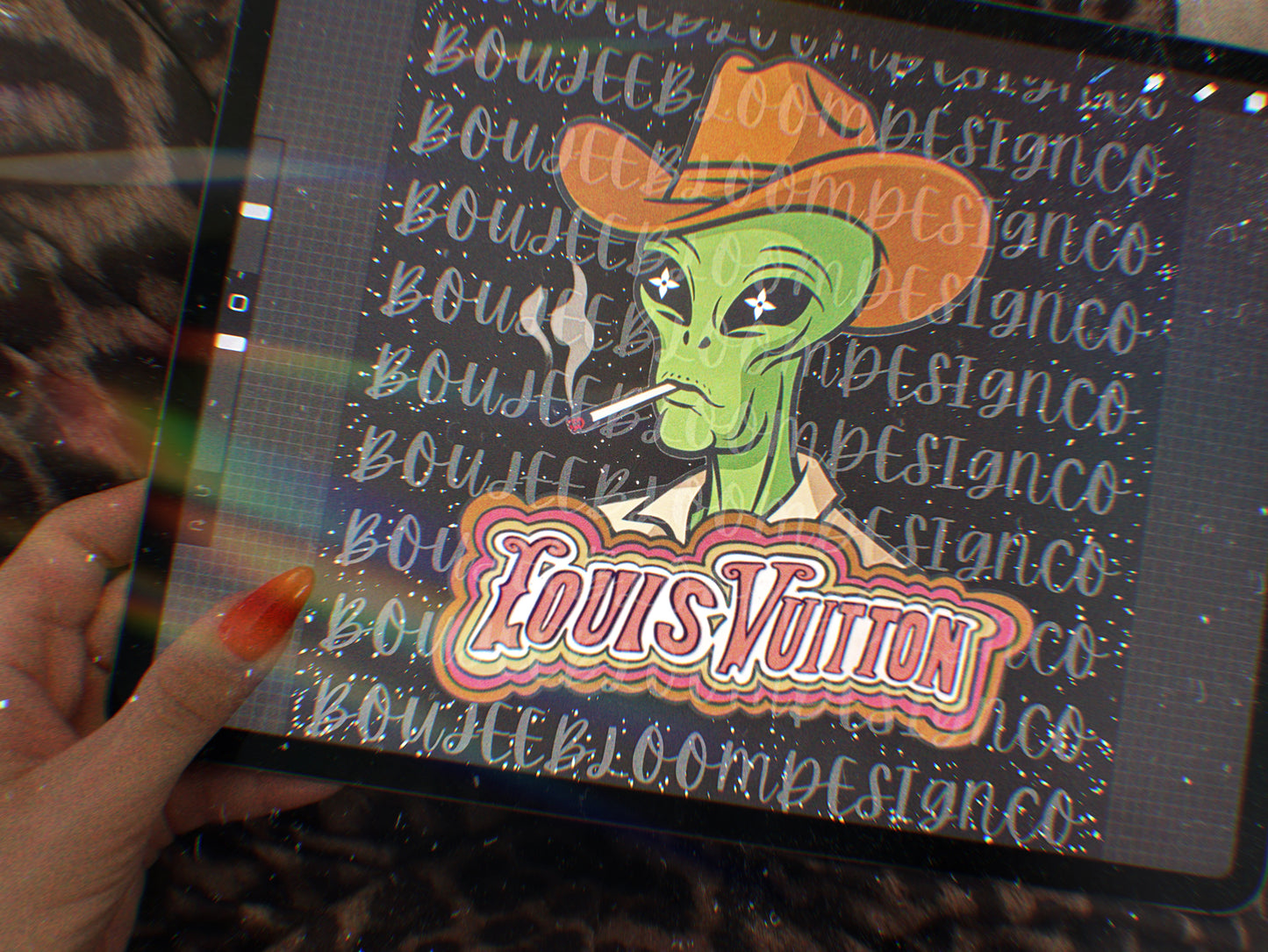 Boujee Western Alien PNG