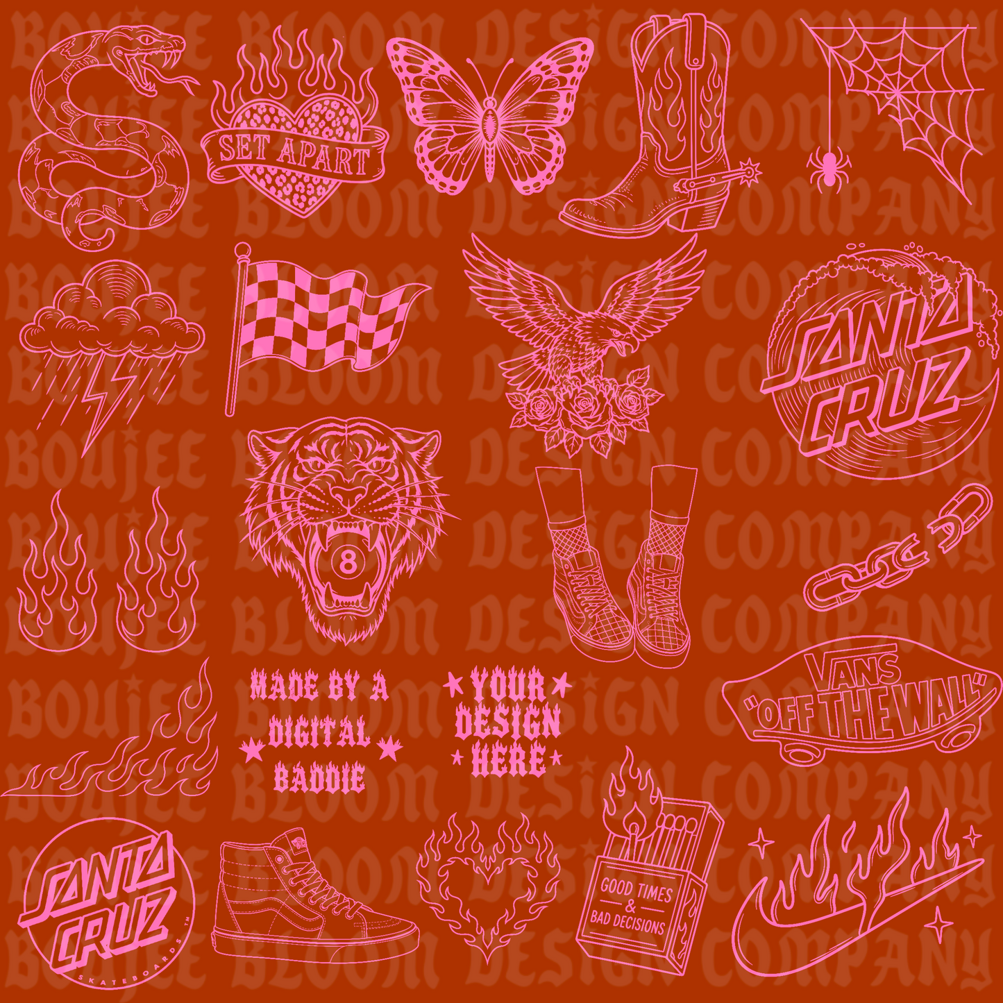 Vibey Stamp Set PROCREATE ONLY NO CODES