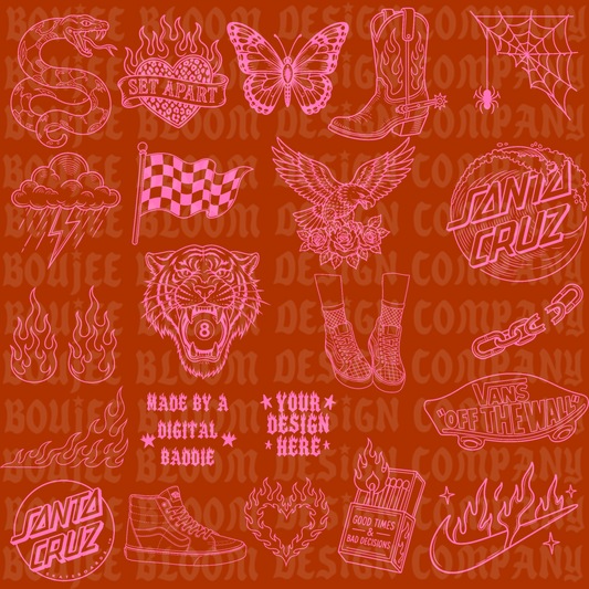Vibey Stamp Set PROCREATE ONLY NO CODES