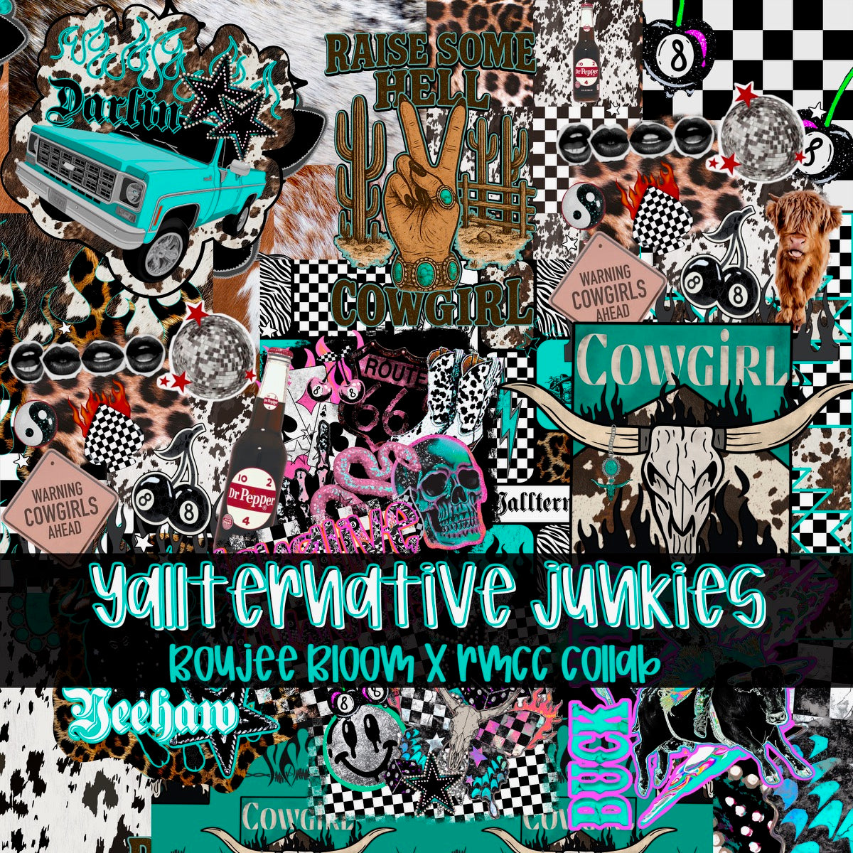 YALLTERNATIVE JUNKIES Boujee Bloom x RMCC COLLAB