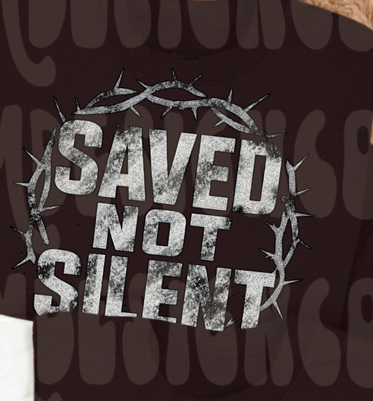 Freebie SAVED NOT SILENT PNG