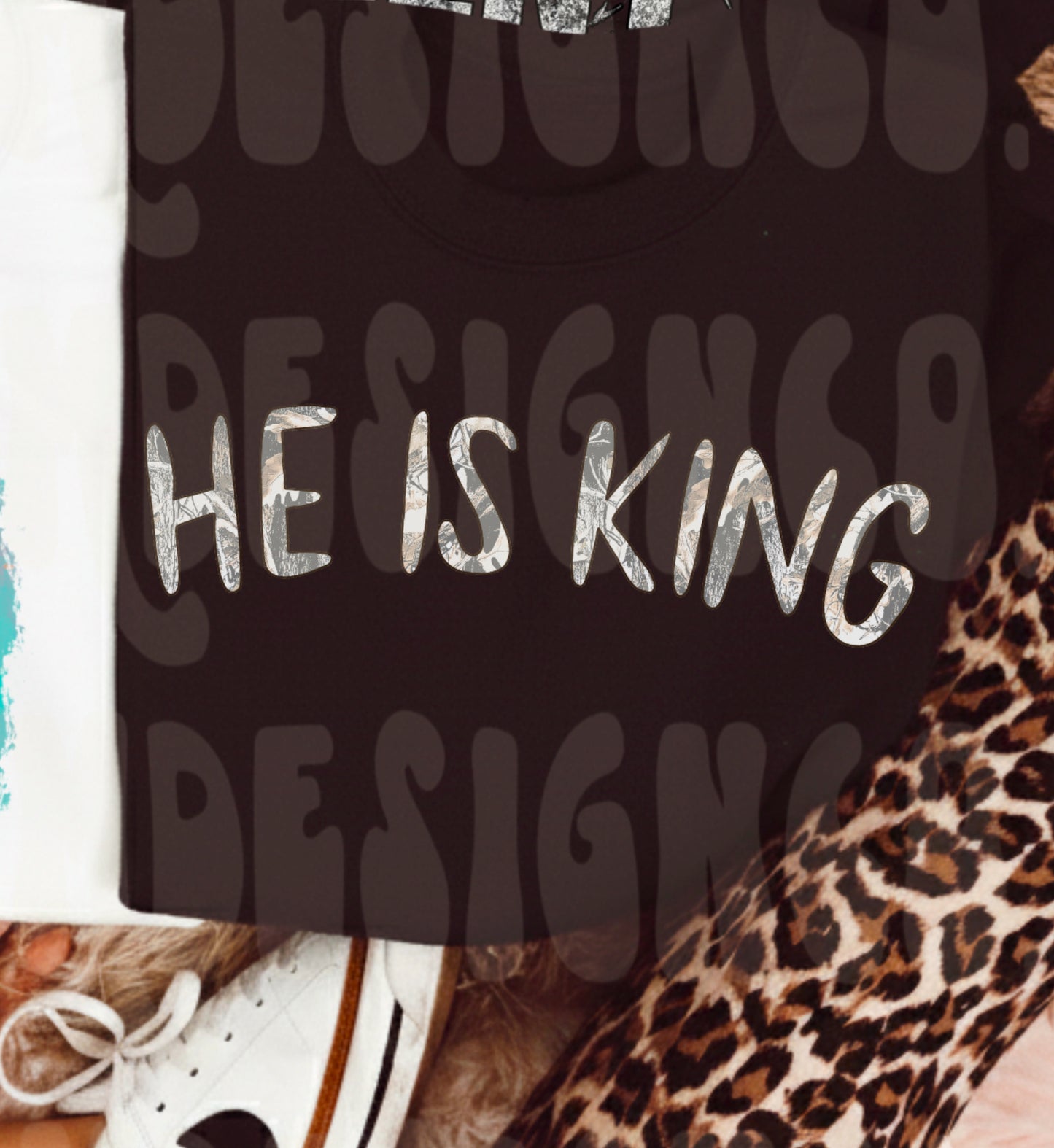 Freebie He is King PNG