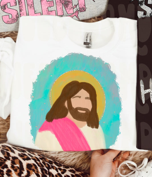 Freebie Jesus Painting PNG